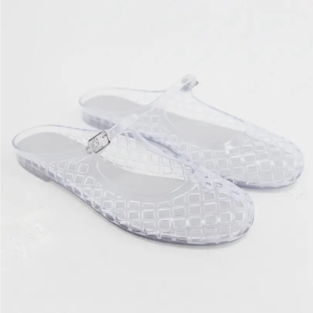 New with Box - Jelly Mary Jane Flats - Clear - Picture 2 of 5